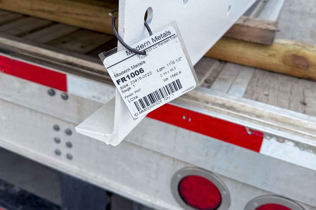 P2 Programs STSX steel barcode software label